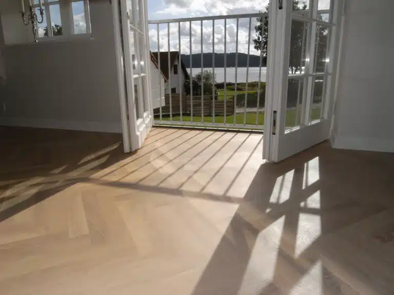 Massiv sildebensparket natur eg naturolie - fransk terrassedør - ALPO Group