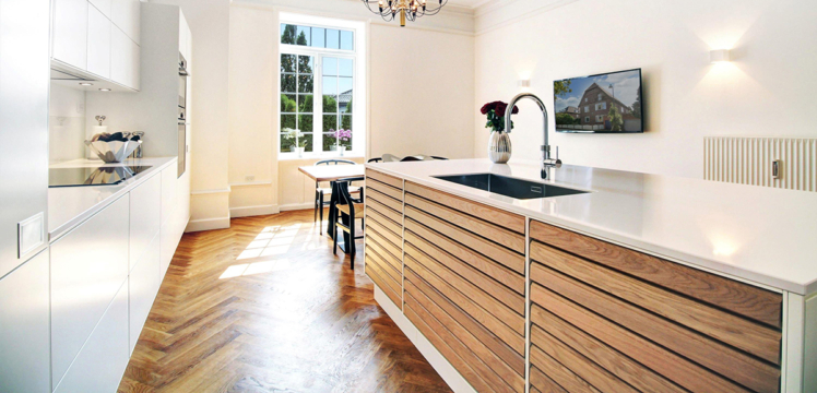 Massiv sildebensparket natur eg naturolie - køkken alrum 2 - ALPO Group