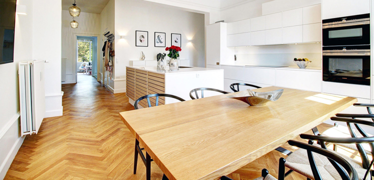 Massiv sildebensparket natur eg naturolie - køkken alrum - ALPO Group