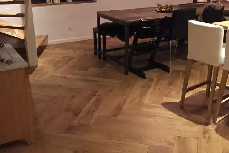 2-lags XL sildebensparket rustik eg - spisestue - ALPO Group