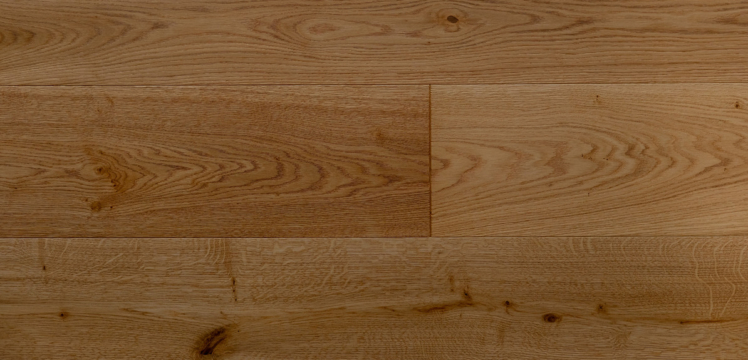 Lamelplankegulv i eg, Rustik A, 21x220 mm, set ovenfra med knaster - ALPO Group