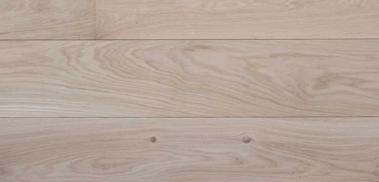 Lamelplankegulv i ubehandlet eg, Rustik A, 21x180 mm, set ovenfra - ALPO Group
